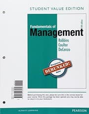 Tapa de Fundamentals of Management