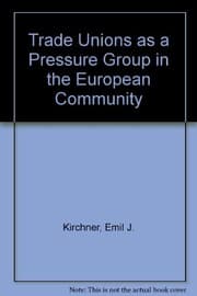 Tapa de Trade unions as a pressure group in the European Community