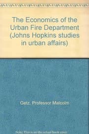 Tapa de The economics of the urban fire department