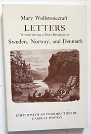 Tapa de Letters Written during a Residence in Sweden, Norway, and Denmark (Bison Book)