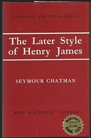 Tapa de The later style of Henry James