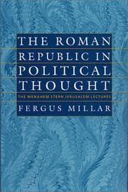 Tapa de The Roman Republic in Political Thought (Civil Society)