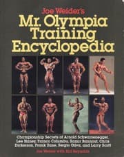 Tapa de Joe Weider's Mr. Olympia training encyclopedia