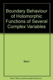 Tapa de Boundary behavior of holomorphic functions of several complex variables