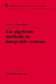 Tapa de Lie Algebraic Methods in Integrable Systems (Research Notes in Mathematics Series)