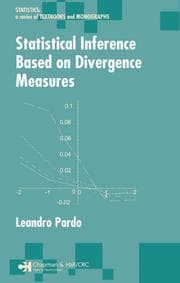 Tapa de Statistical Inference Based on Divergence Measures (Statistics: Textbooks and Monographs)