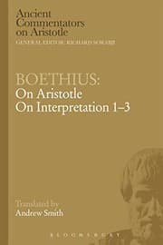 Tapa de Boethius: On Aristotle On Interpretation 1-3 (Ancient Commentators on Aristotle)