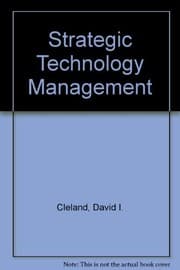 Tapa de Strategic technology management