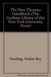 Tapa de The new Thoreau handbook