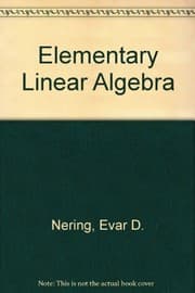 Tapa de Elementary linear algebra