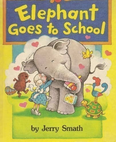 Tapa de Elephant goes to school