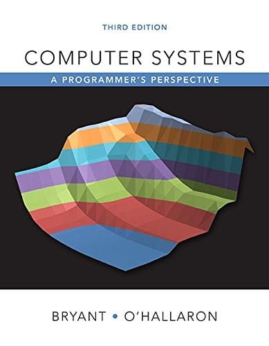 Tapa de Computer Systems: A Programmer's Perspective (3rd Edition)