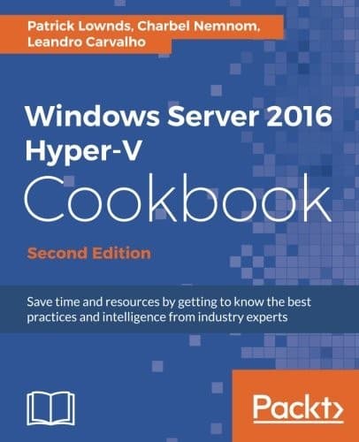 Tapa de Windows Server 2016 Hyper-V Cookbook - Second Edition