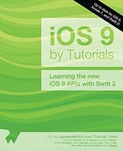 Tapa de iOS 9 by Tutorials: Learning the new iOS 9 APIs with Swift 2