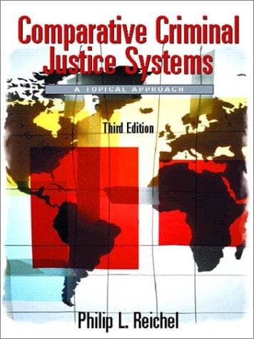 Tapa de Comparative Criminal Justice Systems