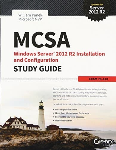 Tapa de MCSA Windows Server 2012 R2 Installation and Configuration Study Guide: Exam 70-410