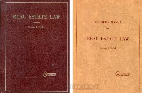 Tapa de Real estate law