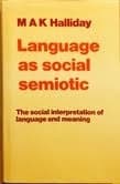 Tapa de Language as social semiotic