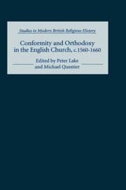 Tapa de Conformity and Orthodoxy in the English Church, C.1560-1660 Conformity and Orthodoxy in the English Church, C.1560-1660
