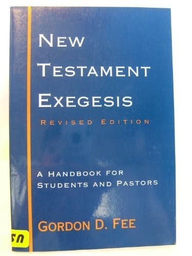 Tapa de New Testament Exegesis