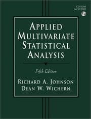 Tapa de Applied multivariate statistical analysis