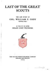 Tapa de Last of the great scouts