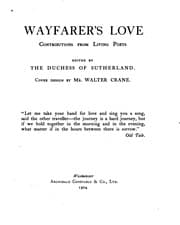 Tapa de Wayfarer's love