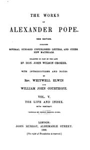 Tapa de The works of Alexander Pope