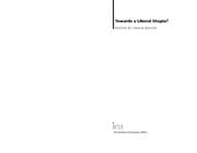 Tapa de Towards a liberal utopia?