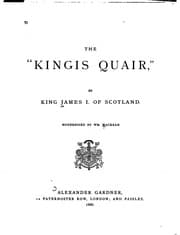 Tapa de The "kingis Quair"
