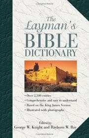 Tapa de Layman's bible dictionary