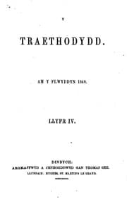 Tapa de Y Traethodydd