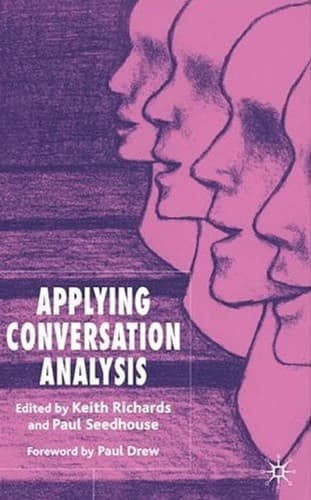 Tapa de Applying conversation analysis