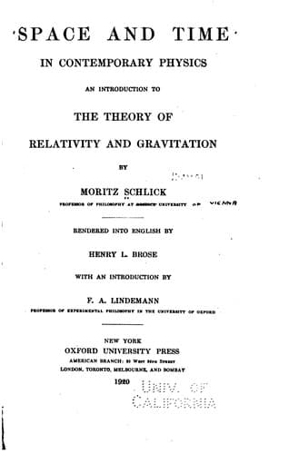 Tapa de Space and time in contemporary physics