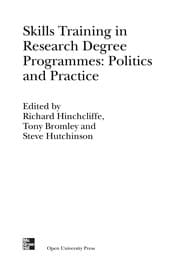 Tapa de Skills training in research degree programmes