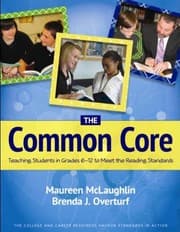 Tapa de The Common Core: Teaching Students in Grades 6-12 to Meet the Reading Standards