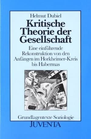 Tapa de Kritische Theorie der Gesellschaft