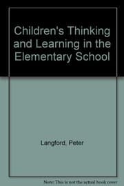 Tapa de Children's thinking and learning in the elementary school
