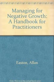 Tapa de Managing for negative growth