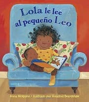 Tapa de Lola le lee al pequeno Leo
