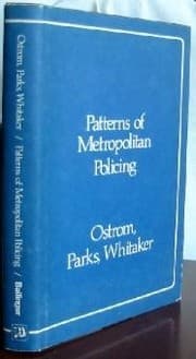 Tapa de Patterns of metropolitan policing