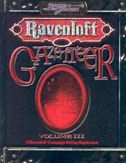 Tapa de Ravenloft Gazetteer III