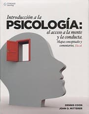 Tapa de Introducción a la psicología : el acceso a la mente y la conducta. Mapas conceptuales y comentarios - 13. edición