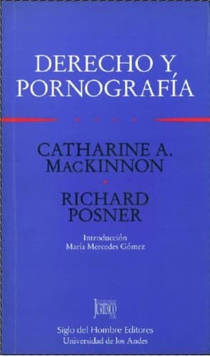 Tapa de Derecho y pornografia