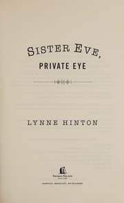 Tapa de Sister Eve, private eye