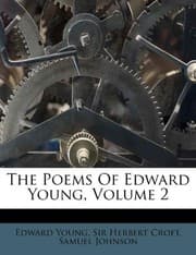 Tapa de The Poems Of Edward Young, Volume 2