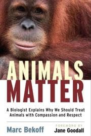 Tapa de Animals matter