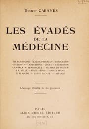 Tapa de Les évadés de la médecine ...