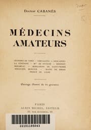Tapa de Médecins amateurs ...