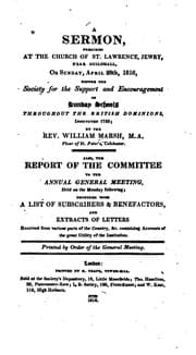 Tapa de A Sermon Preached at the Church of St. Lawrence Jewry ... on Sunday, April 28th, 1816, Before ...